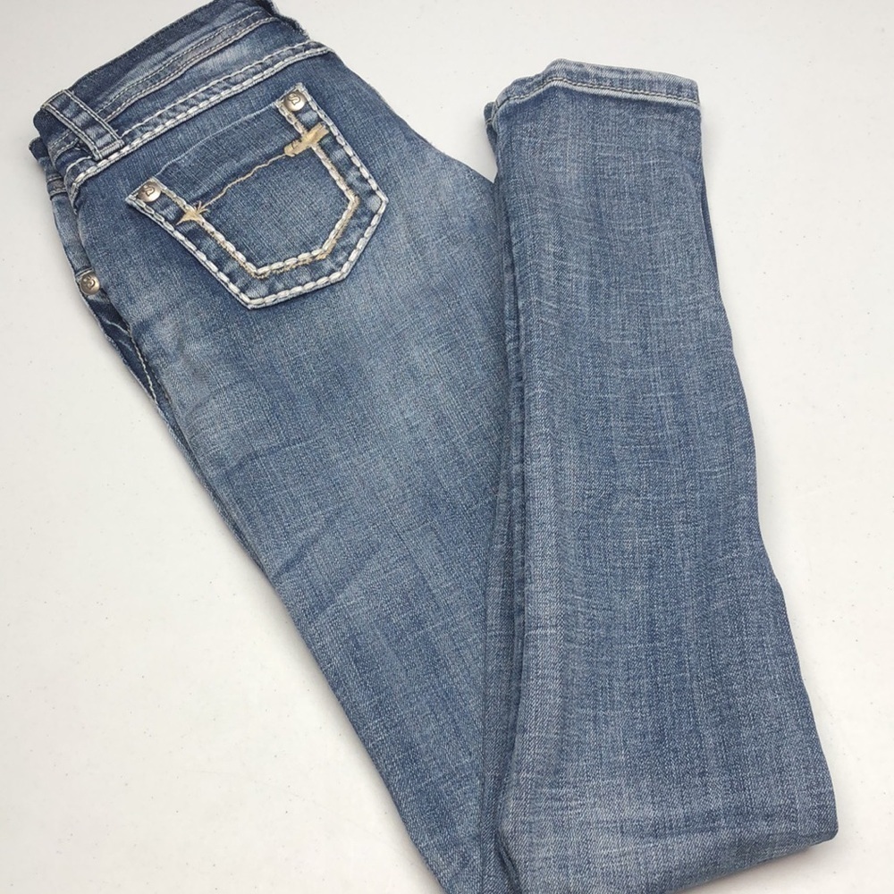 COPY - LIKE NEW STETSON PIXIE STIX SKINNY JEANS 4/26x32 ⭐️ - Picture 12 of 15